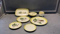 BROCK OF CALIFORNIA DISHWARE - ONE PLACE SETTING