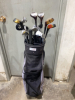 GOLF CLUBS AND BAG