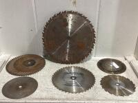 (7) ASSORTED CIRCULAR SAW BLADES