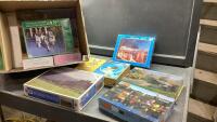 BOX OF ASSORTED PUZZLES