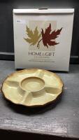 HOME + GIFT SERVING TRAY-15&rdquo; DIAMETER
