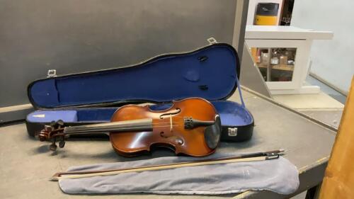 VIOLIN IN CASE - CASE IS MARKED &ldquo;SKYLARD BRAND, VIOLIN IS UNMARKED