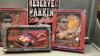 (4) NASCAR WALL CLOCKS & PLASTIC PARKING SIGN - 3