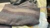 BOX OF (5) WOOL BLANKETS AND A FLANNEL SHEET - 2