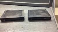 BOX W/ (2) MOTOROLA SATELLITE RECEIVERS&mdash; PVR