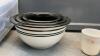 SET OF CORELLE STONEWARE BOWLS, CUPS, SMALL PLATES - 2