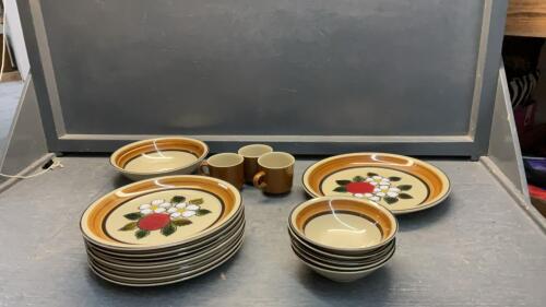 BROWN DISH SET IN COOLER BAG