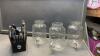 KITCHENAID KNIFE BLOCK W/ KNIVES & (3) GLASS WATER DISPENSERS - NO LIDS