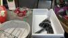 (2) BOXES OF KITCHEN ITEMS - PANS, CUTLERY, COOKIE SHEET, CASSEROLES ETC - 4