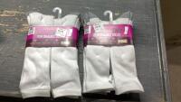 BOX W/ (2) 6- PACKS OF WOMEN&rsquo;S PERFORMANCE SOCKS