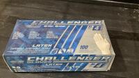 (1) BOX CHALLENGER LATEX GLOVES - SIZE XL