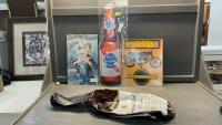 REPLICA METAL SIGNS & BLOW UP CANADIAN CLUB BOTTLE