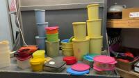 (2) BOXES OF TUPPERWARE - SOME VINTAGE