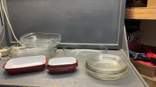 BAKEWARE - PIE PLATES, CAKEPANS, SMALL CASSEROLES