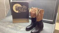 CANADA WEST STEEL TOE COWBOY BOOTS SIZE 6