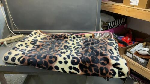 LEOPARD PRINT MINKY BLANKET