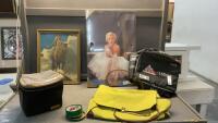 (2) PICTURES, COOLER BAGS, &ldquo;ANTIQUE CAR&rdquo; COASTERS