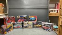 (8) MODEL CAR KITS