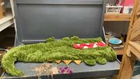 ISAAC MIZRAHI CROCODILE SLEEPING BAG & (2) SMALL DREAM CATCHERS