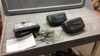 KENWOOD CAR STEREO + (2) REALISTIC SPEAKERS, WIRE