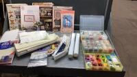 CROSS STITCH THREAD, AIDA CLOTH(22 + 14), PATTERN BOOKS, PROJECT KITS