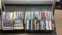 (2)BOXES OF DVD&rsquo;S
