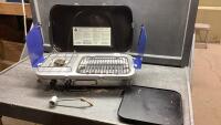 WOODS PORTABLE 2 BURNER CAMP STOVE/GRILL