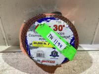 4" X 30' TOW STRAP W/ LOOPS