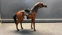 LEATHER WRAPPED HORSE