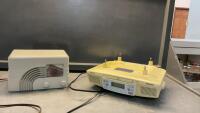 VINAGE NORTHERN ELECTRIC RADIO & SONY UNDEREMOUINT RADIO/CD PLAYER