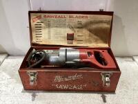MILWAWKEE SAWZALL & ASSORTED BLADES