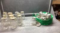 (2) BOXES OF ASSORTED CANNING JARS