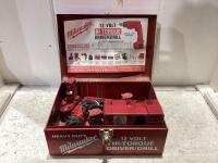 HEAVY DUTY MILWAWKEE 12 VOLT HI-TORQUE DRIVER/DRILL (INCOMPLETE)