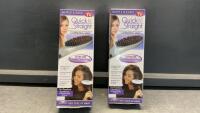 (2) AS SEEN ON TV &ldquo;QUICK N&rsquo; STRAIGHT HEATED BRUSH