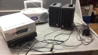 NEXT PLAY CD PLAYER, 2 SONY SPEAKER, SONY RADIO/CD PLAYER