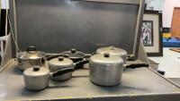 STAINLESS & ALUMINUM WEAR EVER POTS, PANS & STEAMER
