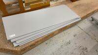 (5) GRAY SHELVES