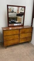 6-DRAWER DRESSER W/ MIRROR