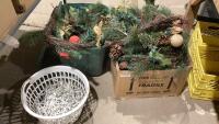 SHELF #18 - CHRISTMAS LIGHTS, GARLAND