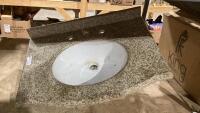 SHELF #14 - VANITY COUNTER WITH UNDERMOUNT SINK