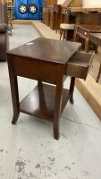 END TABLE - ONE DRAWER, UNDER SHELF