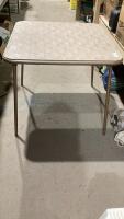 SHELF #9 - CARD TABLE