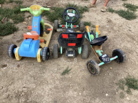 THREE TRIKE RIDERS