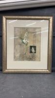 DIGITULIS FLORAL PICTURE - ORNATE FRAME