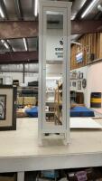 IKEA MIRROR CABINET W/ (4) ADJUSTABLE SHELVES