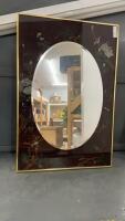 BIRD DECOR FRAMED MIRROR