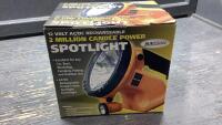12V AC/DC RECHARGEABLE SPOT LIGHT