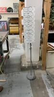 SMALL FLOOR LAMP W/ RICE PAPER SHADE