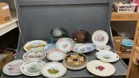 BOX & A BIN W/ COLLECTIBLE PLATES AND (9) DREAMCICLES COLLECTOR PLATES