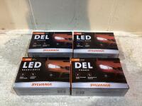 (4) SYLVANIA LED HEADLIGHTS
